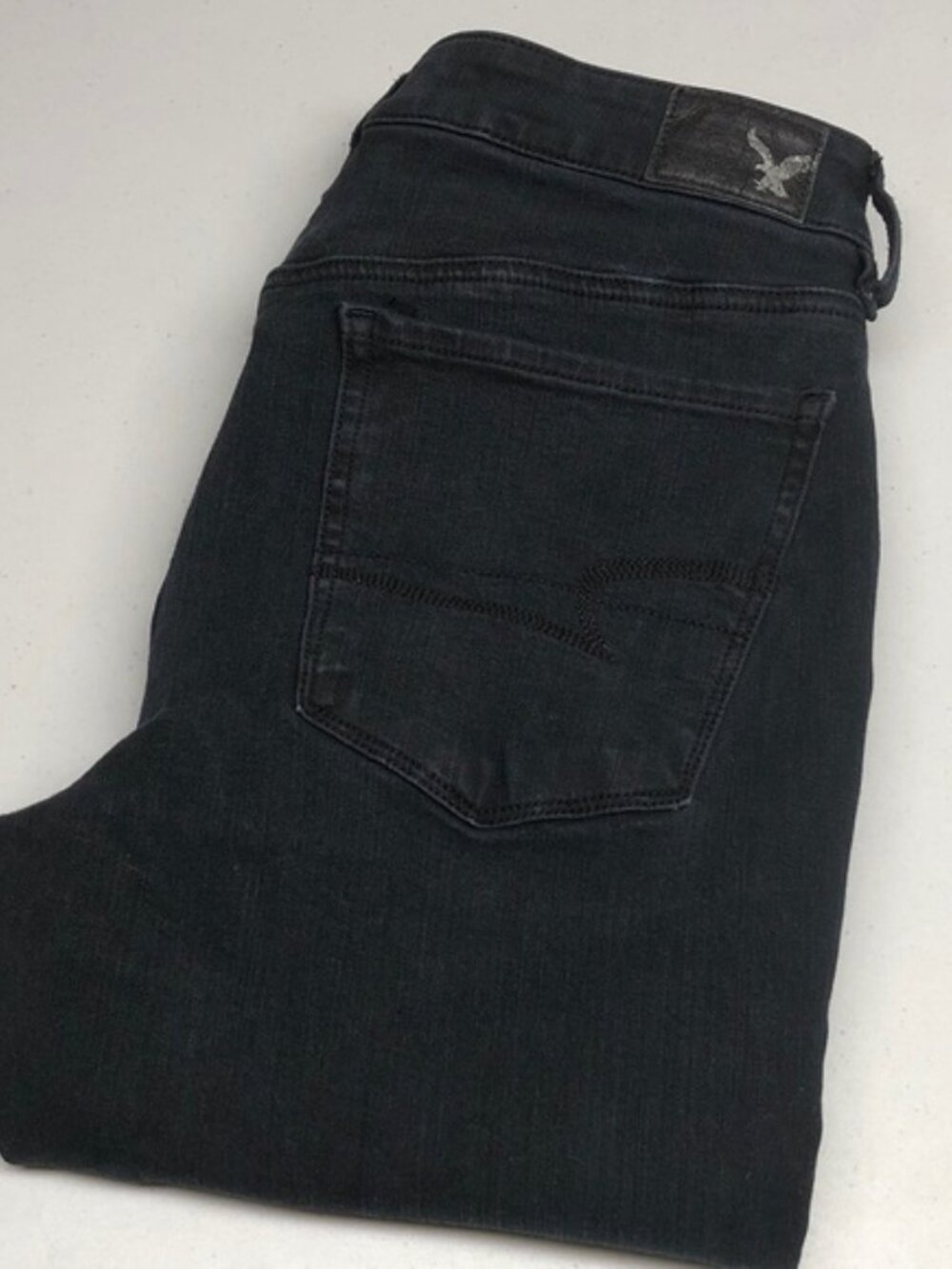 BLACK AMERICAN EAGLE HI-RISE JEGGING JEANS 8/29x29 ⭐️